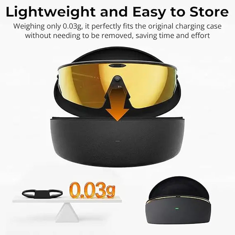 HIBLOKS LED Light-Blocking Blackout Cover - Wearable Accessory Compatible with Meta Vanguard Smart Glasses Summervibes