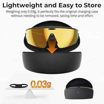 HIBLOKS LED Light-Blocking Blackout Cover - Wearable Accessory Compatible with Meta Vanguard Smart Glasses Summervibes