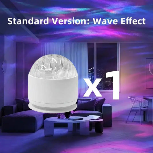 Aurora/Water Ripple/Sky Projector Light, USB Rechargeable LED Projector Lamp with Remote Control, Northern Lights Ambient Light, Room Decor, HD Projector Lamp, Home Video Projector, Laser Projector, Starlight Projector Memorialday