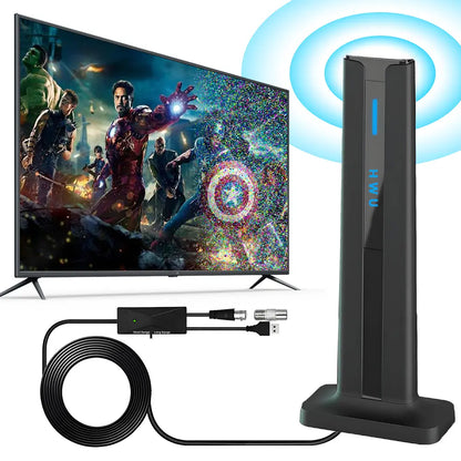 TV Antenna Indoor/Outdoor Long-Range HD Signal Amplifier Newly Upgraded for Stable Signal Reception Channels Suitable for Urban, Rural, RV, and Other Scenarios HD Digital TV Antenna Tiktokshopspringglowup