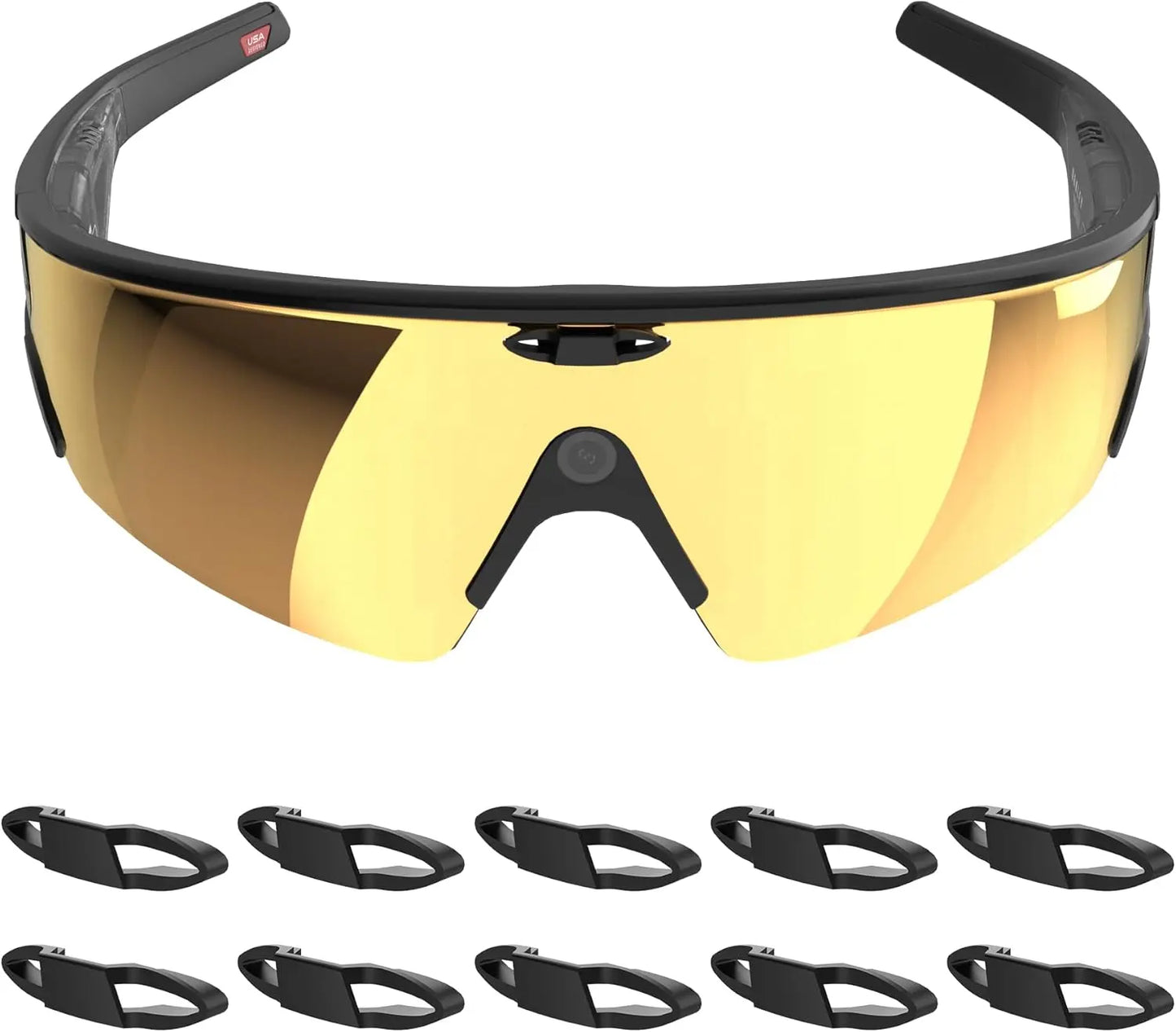 HIBLOKS LED Light-Blocking Blackout Cover - Wearable Accessory Compatible with Meta Vanguard Smart Glasses Summervibes