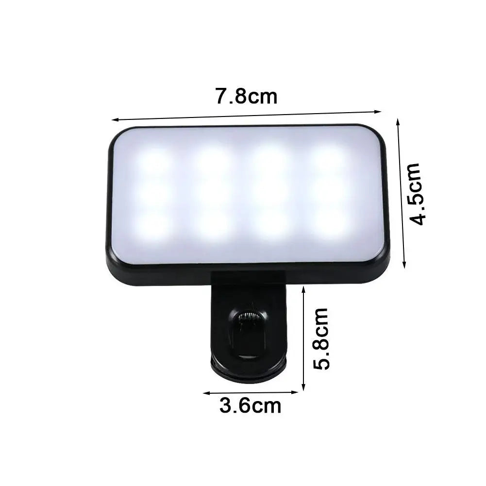 Luz LED De Clip Para Móvil Y Portátil – Iluminación Pro