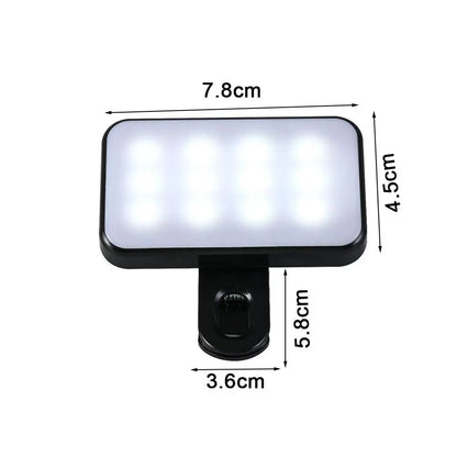 Luz LED De Clip Para Móvil Y Portátil – Iluminación Pro