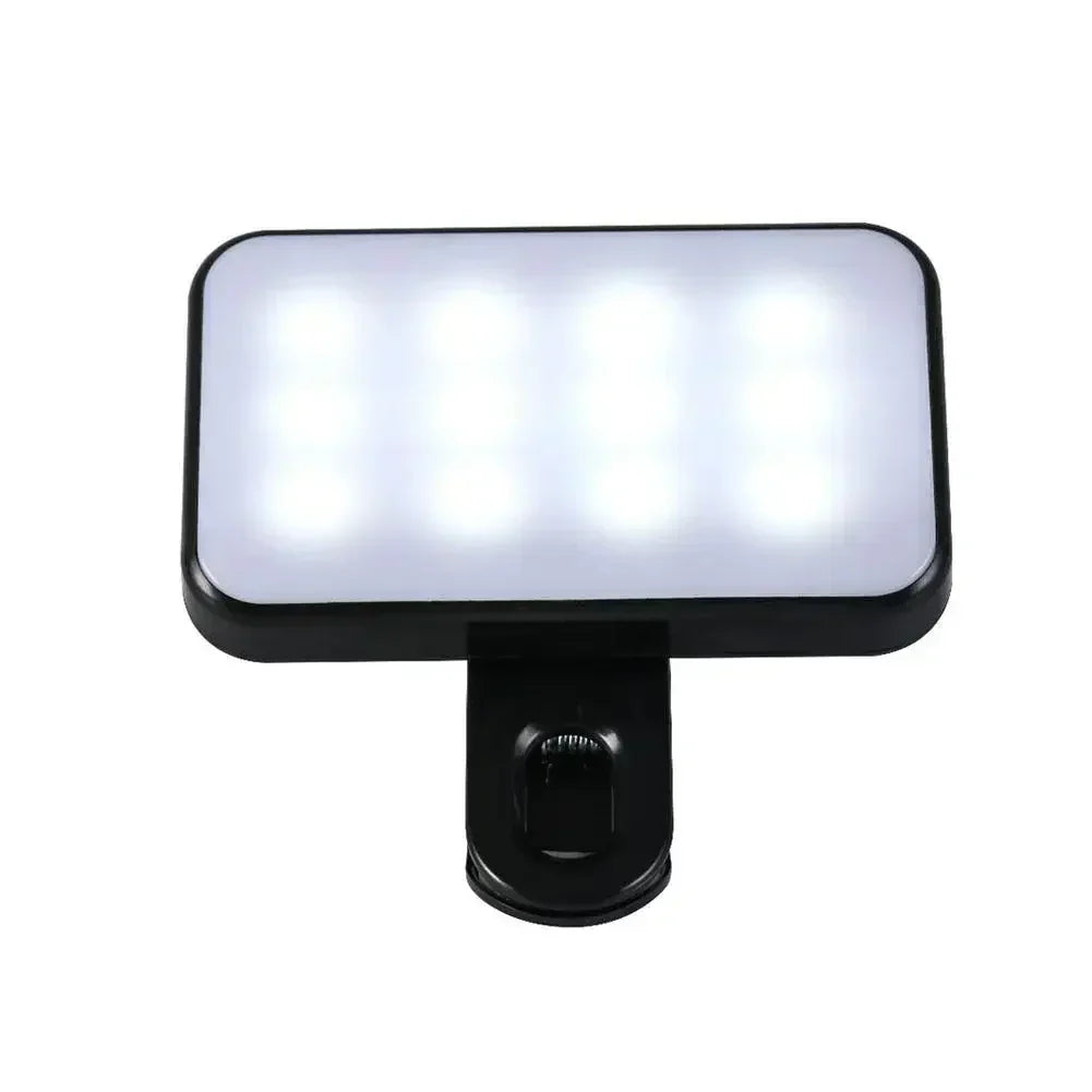 Luz LED De Clip Para Móvil Y Portátil – Iluminación Pro