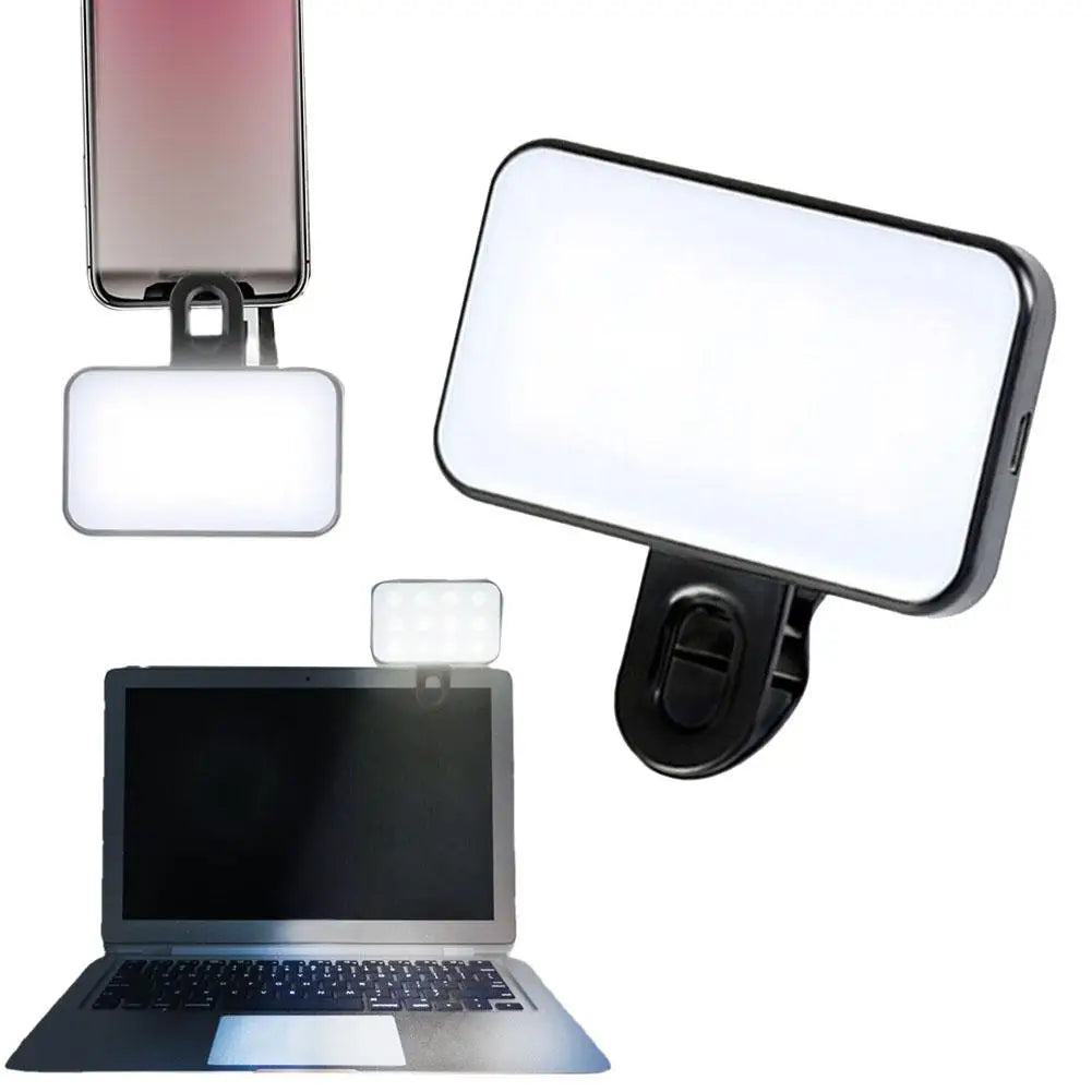 Luz LED De Clip Para Móvil Y Portátil – Iluminación Pro