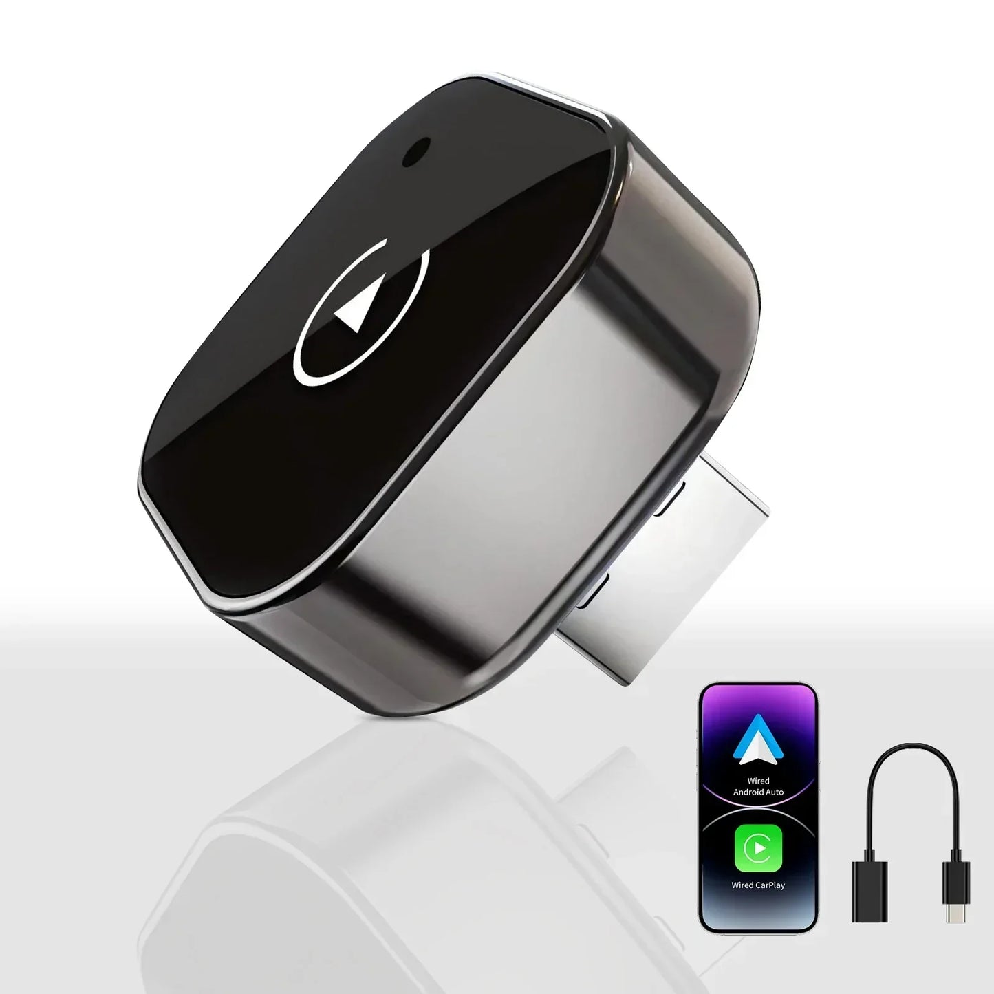 Adaptador Inalámbrico CarPlay y Android Auto Plug & Play