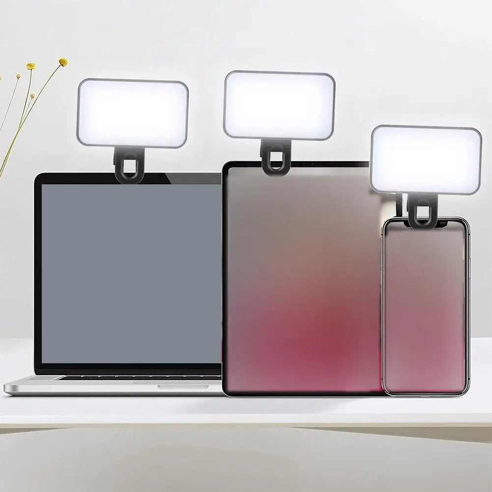 Luz LED De Clip Para Móvil Y Portátil – Iluminación Pro