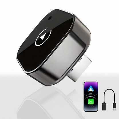 Adaptador Inalámbrico CarPlay y Android Auto Plug & Play