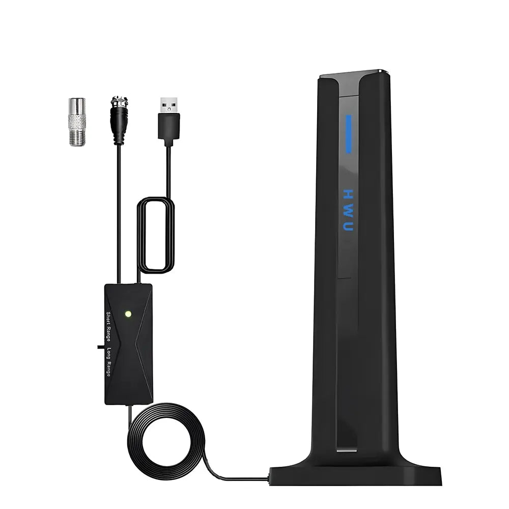 TV Antenna Indoor/Outdoor Long-Range HD Signal Amplifier Newly Upgraded for Stable Signal Reception Channels Suitable for Urban, Rural, RV, and Other Scenarios HD Digital TV Antenna Tiktokshopspringglowup